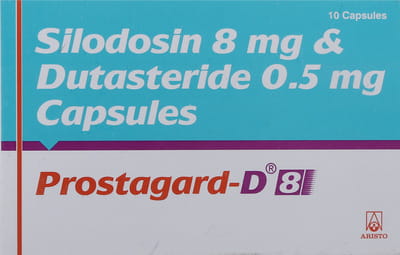 Prostagard D 8mg/0.5mg Strip Of 10 Capsules