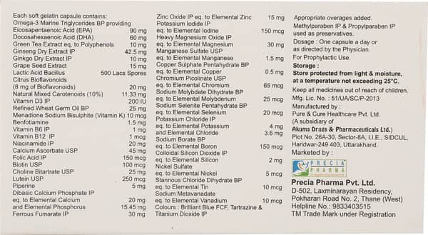 Precivit 4g Strip Of 10 Capsules