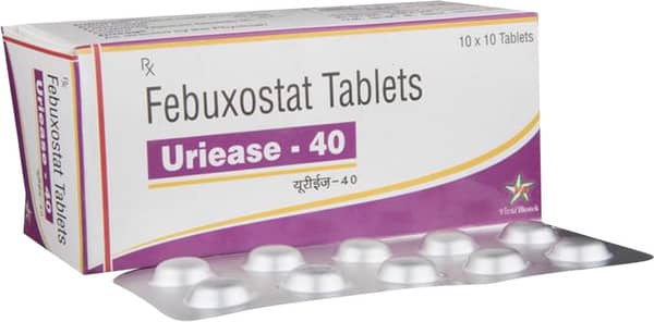 Uriease 40mg Strip Of 10 Tablets