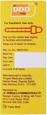 Ddd Bottle Of 800iu Drops 15ml