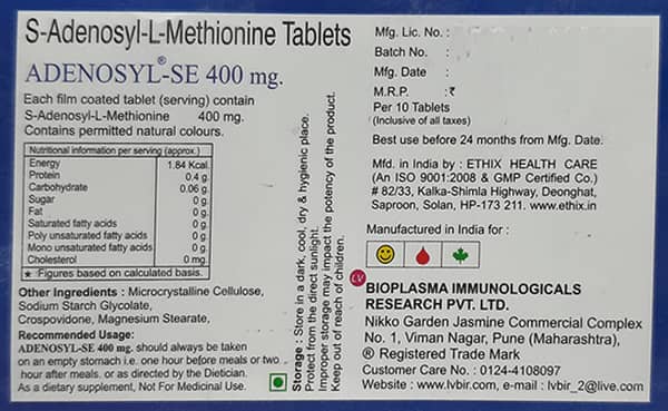 Adenosyl-SE 400mg Tablet