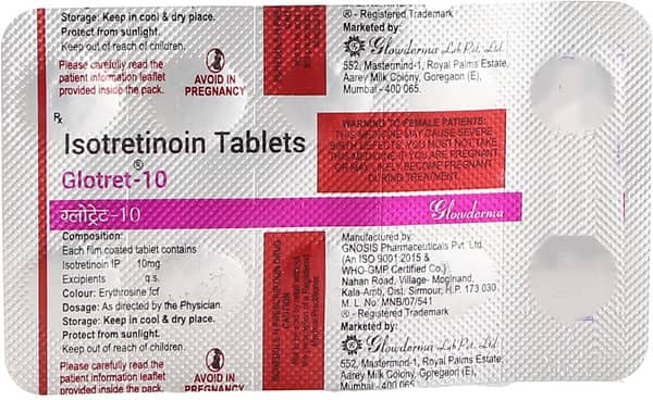 Glotret 10mg Strip Of 10 Tablets