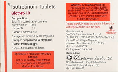 Glotret 10mg Strip Of 10 Tablets