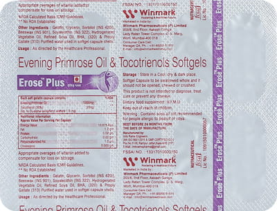 E Rose Plus Strip Of 10 Capsules