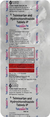 Teldawn H 40mg Strip Of 10 Tablets
