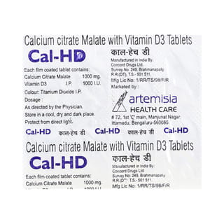 Cal Hd Strip Of 10 Tablets