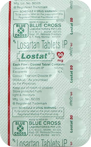 Lostat 50Mg Strip Of 15 Tablets
