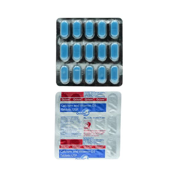 Qcium Strip Of 15 Tablets