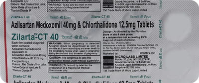 Zilarta Ct 40/12.5mg Strip Of 10 Tablets