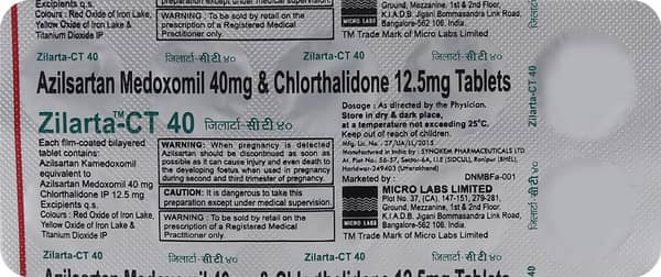 Zilarta Ct 40/12.5mg Strip Of 10 Tablets