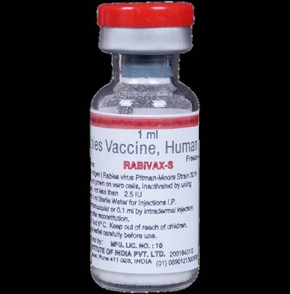Rabivax S Dry Vial Of 1Ml Powder For Vaccine