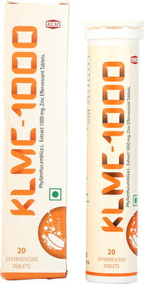 Klmc 1000mg Bottle Of 20 Effervescent Tablets