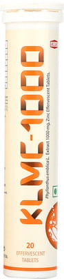 Klmc 1000mg Bottle Of 20 Effervescent Tablets