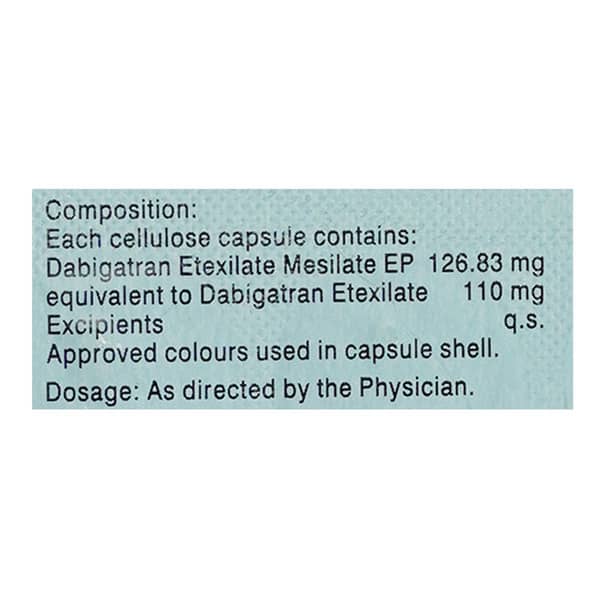 Dabistar 110Mg Strip Of 10 Capsules