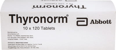 Thyronorm 112mcg Bottle Of 120 Tablets