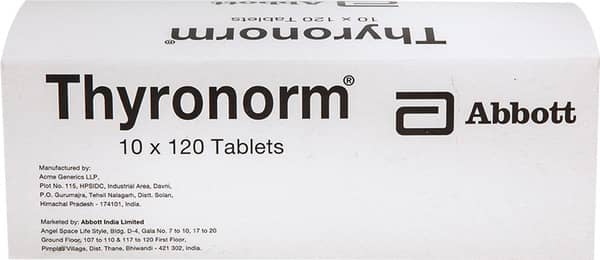 Thyronorm 112mcg Bottle Of 120 Tablets