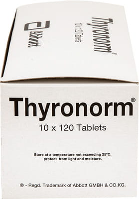 Thyronorm 112mcg Bottle Of 120 Tablets