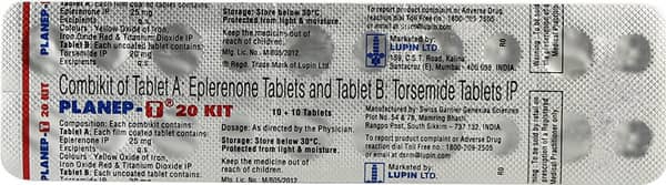 Planep T 20 Kit 25mg Strip Of 20 Tablets