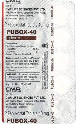 Fubox 40mg Strip Of 15 Tablets