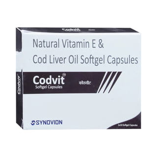 Synovion's Codvit Softgel Strip Of 10 Capsules