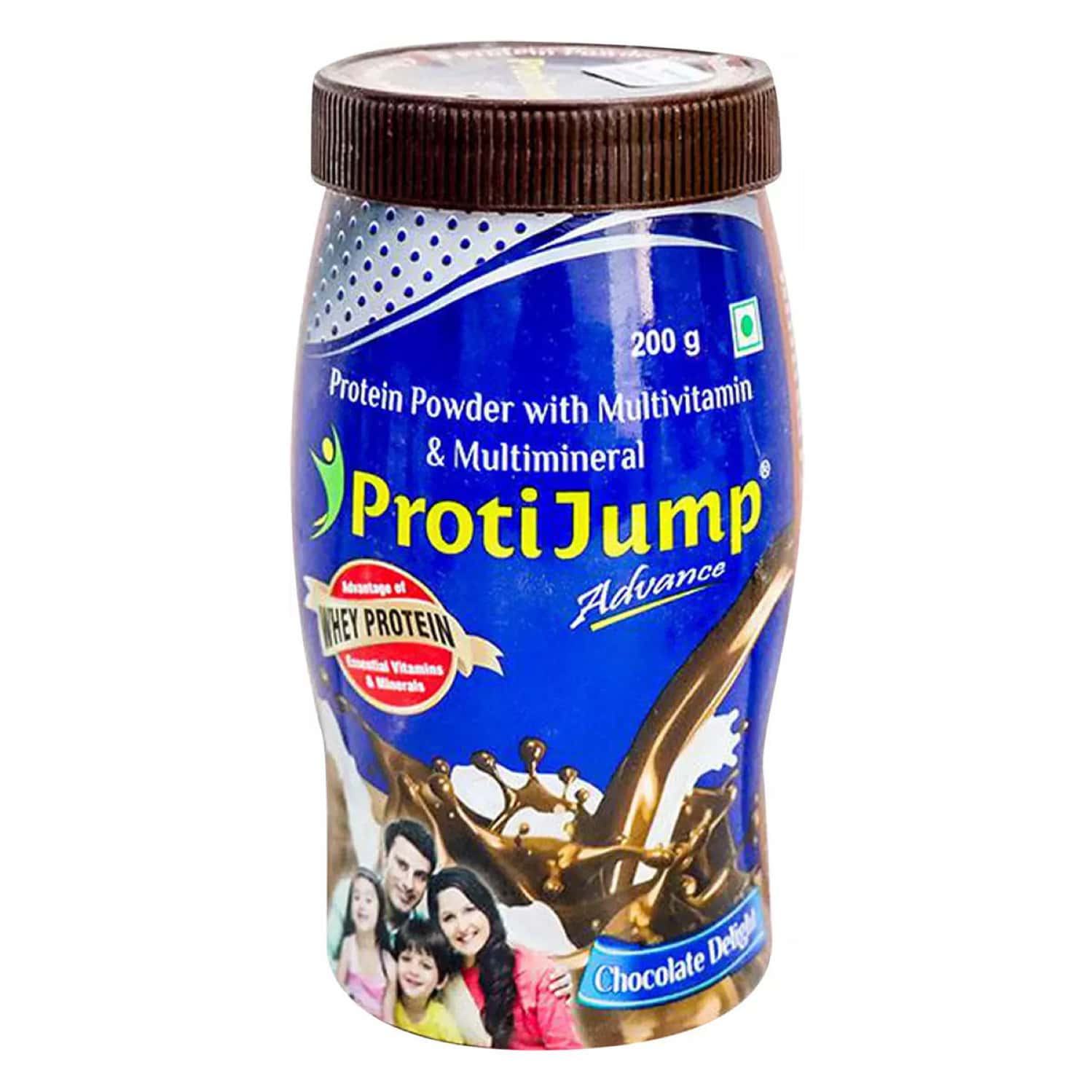 Buy Protijump Advance Chocolate Flavour Protein Powder Jar Of 200 Gm ...