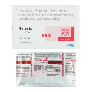 Retesto 250Mg Ampoule Of 1Ml Injection