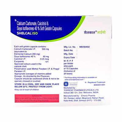 Shelcal Iso Strip Of 15 Capsules
