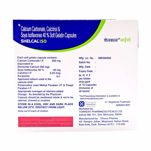 Shelcal Iso Strip Of 15 Capsules