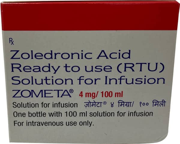 Zometa 4Mg/100Ml Injection 100Ml