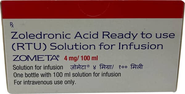 Zometa 4Mg/100Ml Injection 100Ml