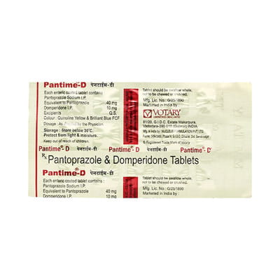 Pantime D Strip Of 15 Tablets