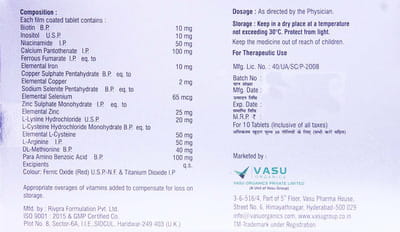 Orgihair Strip Of 10 Tablets