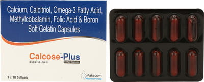 Calcose Plus Strip Of 10 Capsules