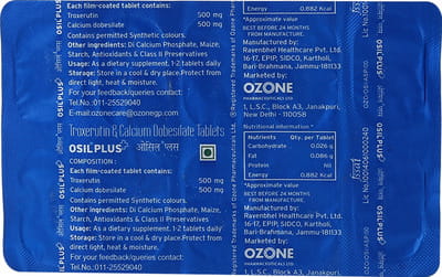 Osil Plus Strip Of 10 Tablets