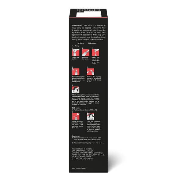 Chekfall F 5% Bottle Of 60Ml Spray/Solution