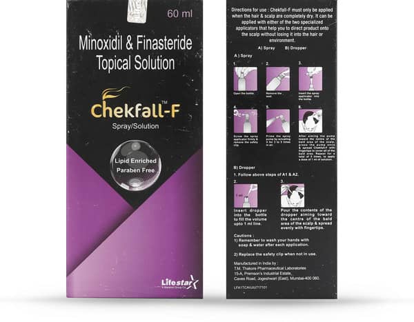 Chekfall F 5% Bottle Of 60ml Spray/Solution