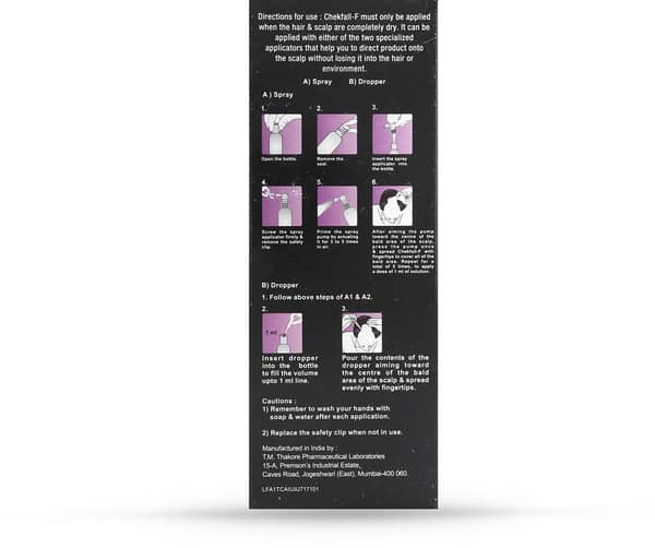 Chekfall F 5% Bottle Of 60ml Spray/Solution