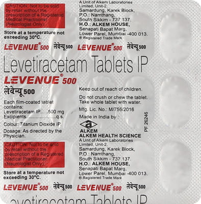Levenue 500mg Strip Of 15 Tablets