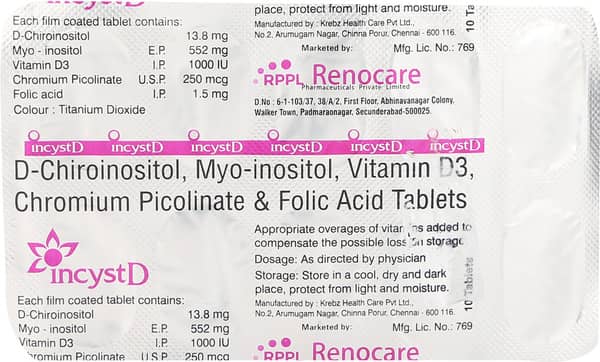 Incyst D Strip Of 10 Tablets