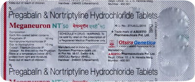 Meganeuron Nt 50mg Strip Of 10 Tablets