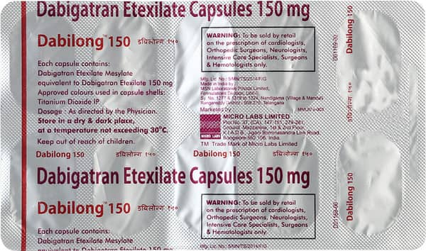 Dabilong 150mg Strip Of 10 Capsules