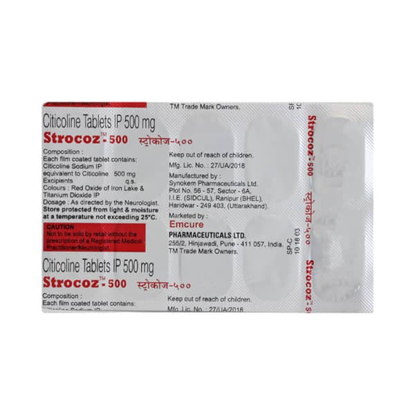 Strocoz 500Mg Strip Of 10 Tablets