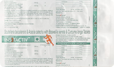 Ins3tactiv Strip Of 10 Tablets