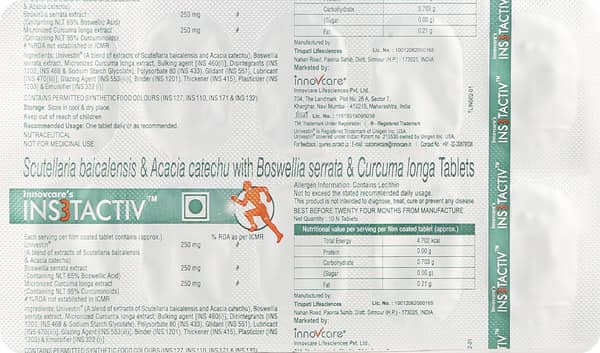 Ins3tactiv Strip Of 10 Tablets
