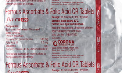 Fur Cr 100mg Strip Of 10 Tablets