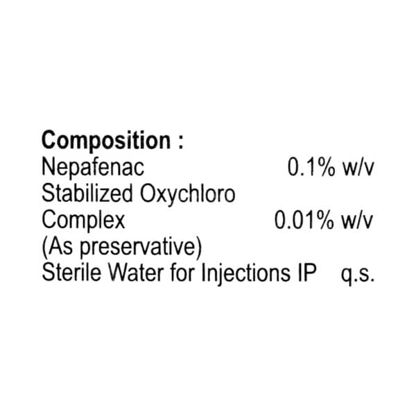 Nepatrust 0.1% Bottle Of 5ml Eye Drops
