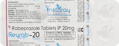Reyrab 20mg Strip Of 10 Tablets