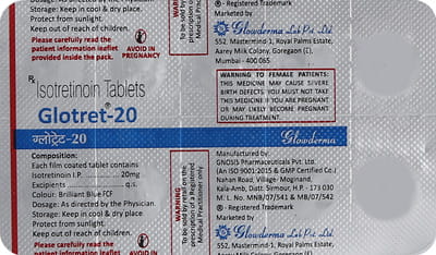 Glotret 20mg Strip Of 10 Tablets