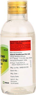 Valance 500mg Bottle Of 100ml Colourless Solution