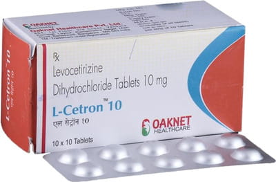 L Cetron 10mg Strip Of 10 Tablets
